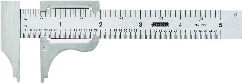 4 Inch Stainless Steel Slide Caliper for Precise Measurements