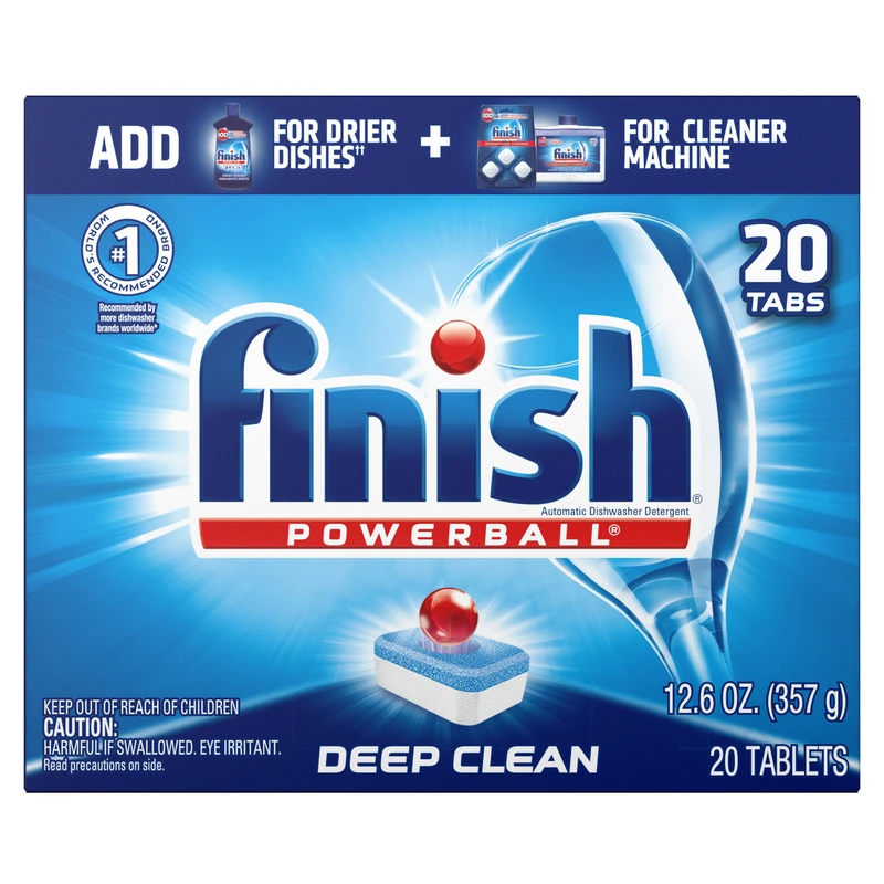 Electrasol Automatic Dishwasher Tablets With Powerball, 20 Count