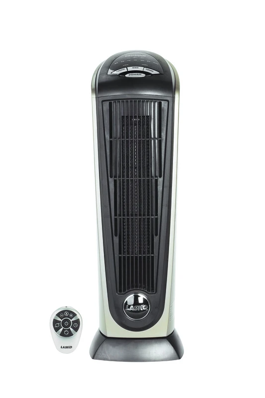 1500w 120v Oscillating Ceramic Tower Heater With Remote Control