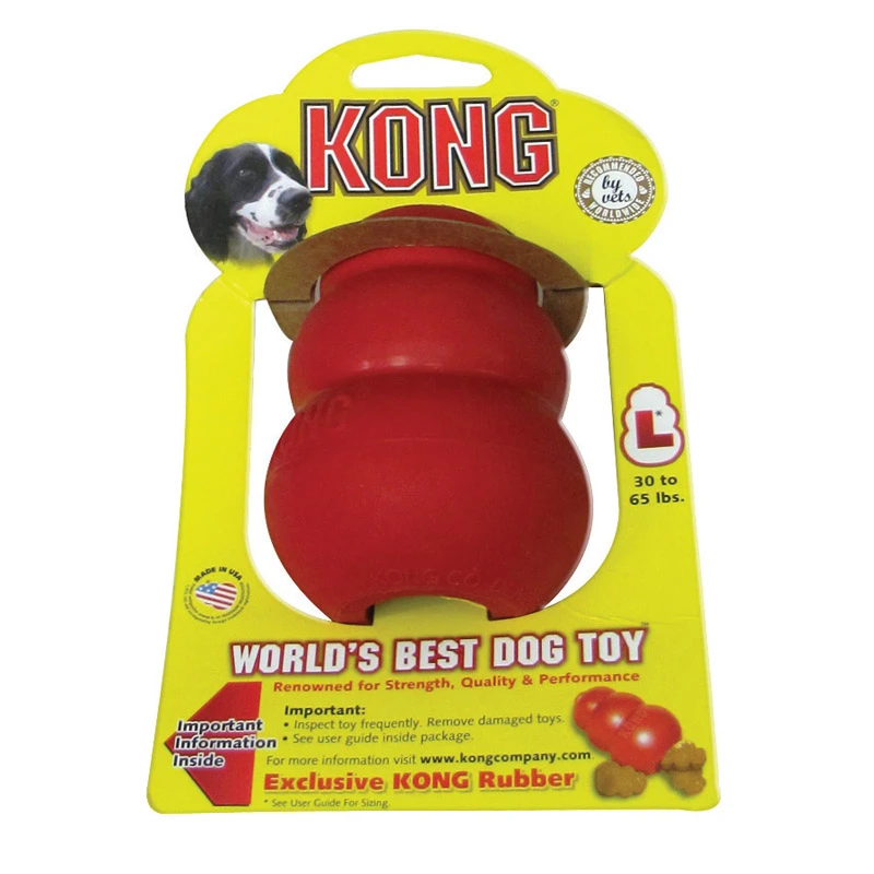 Classic Dog Toy, Red, Large