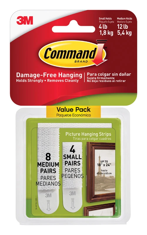 Picture Hanging Strip Pack