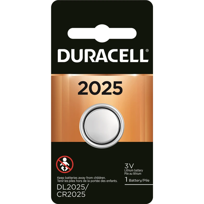 Duracell Lithium 2025 3 volt Medical Battery 1 pk