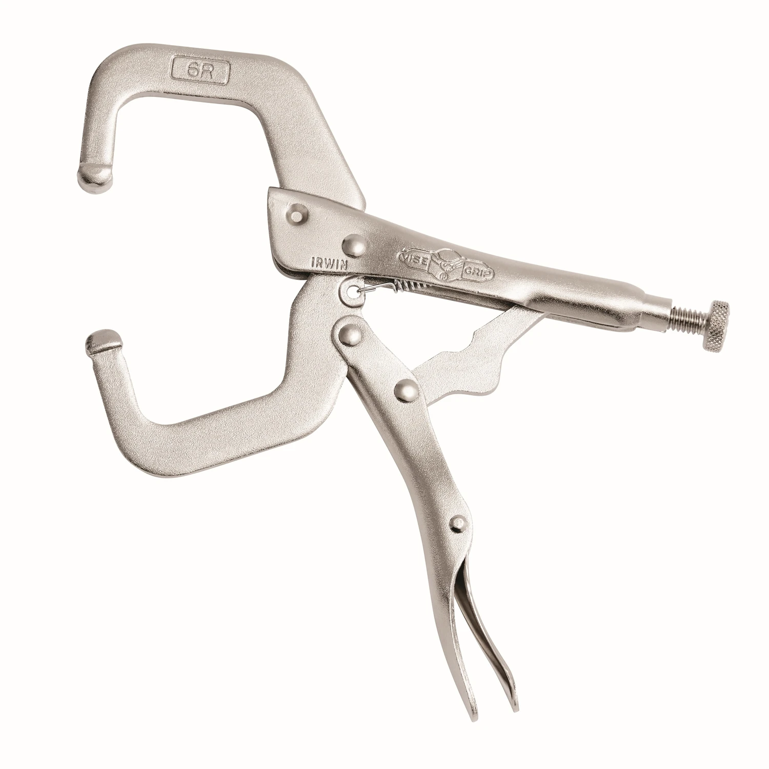 6 In. Locking C-clamp With 2-1/8 In. Jaw Capacity