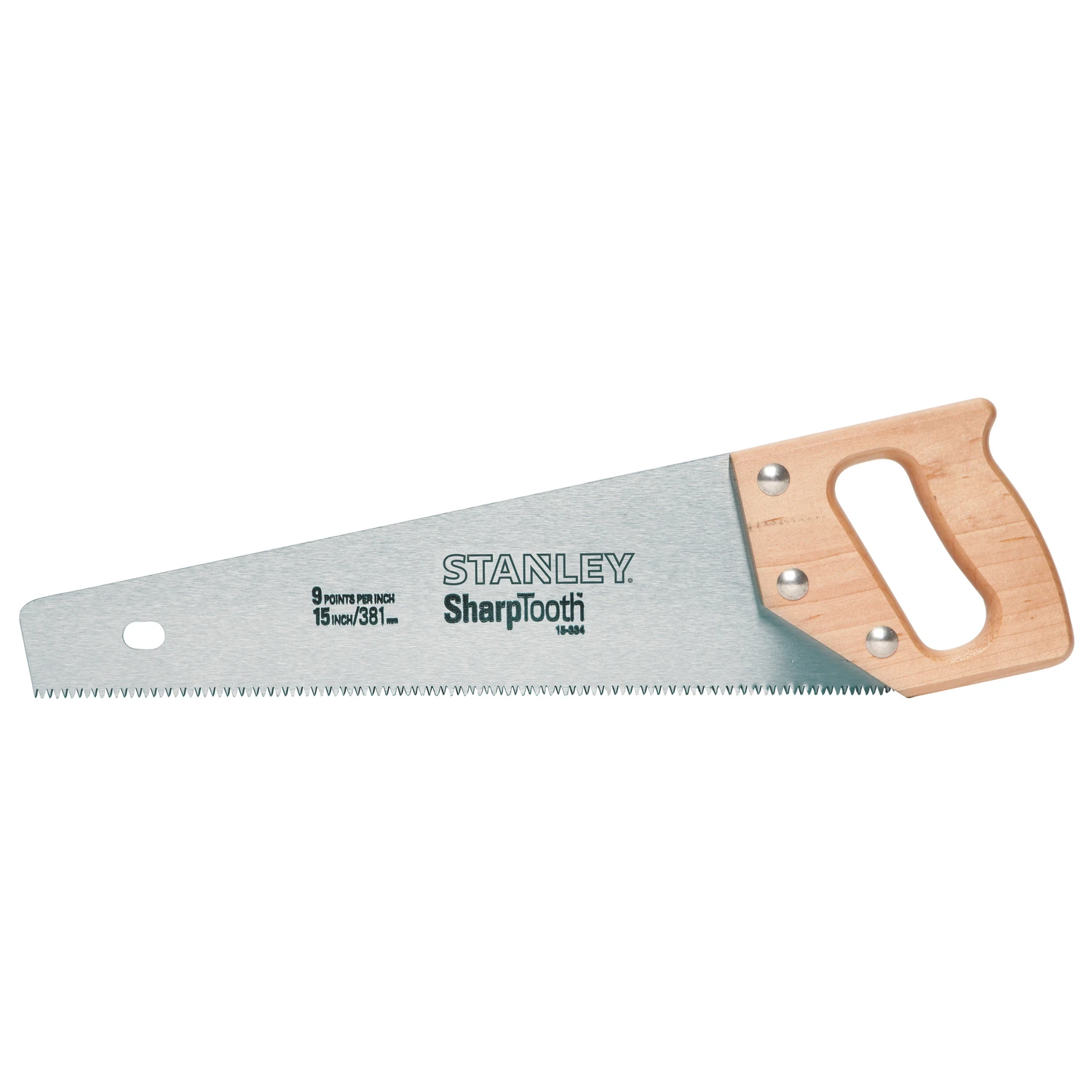 15 In. L Blade 9 Ppi Hardwood Handle Hand Saw - Model 15-334