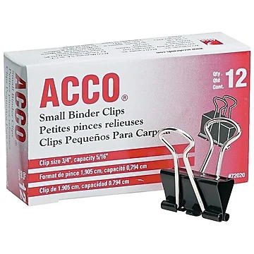 Small Binder Clips, 12-Ct.