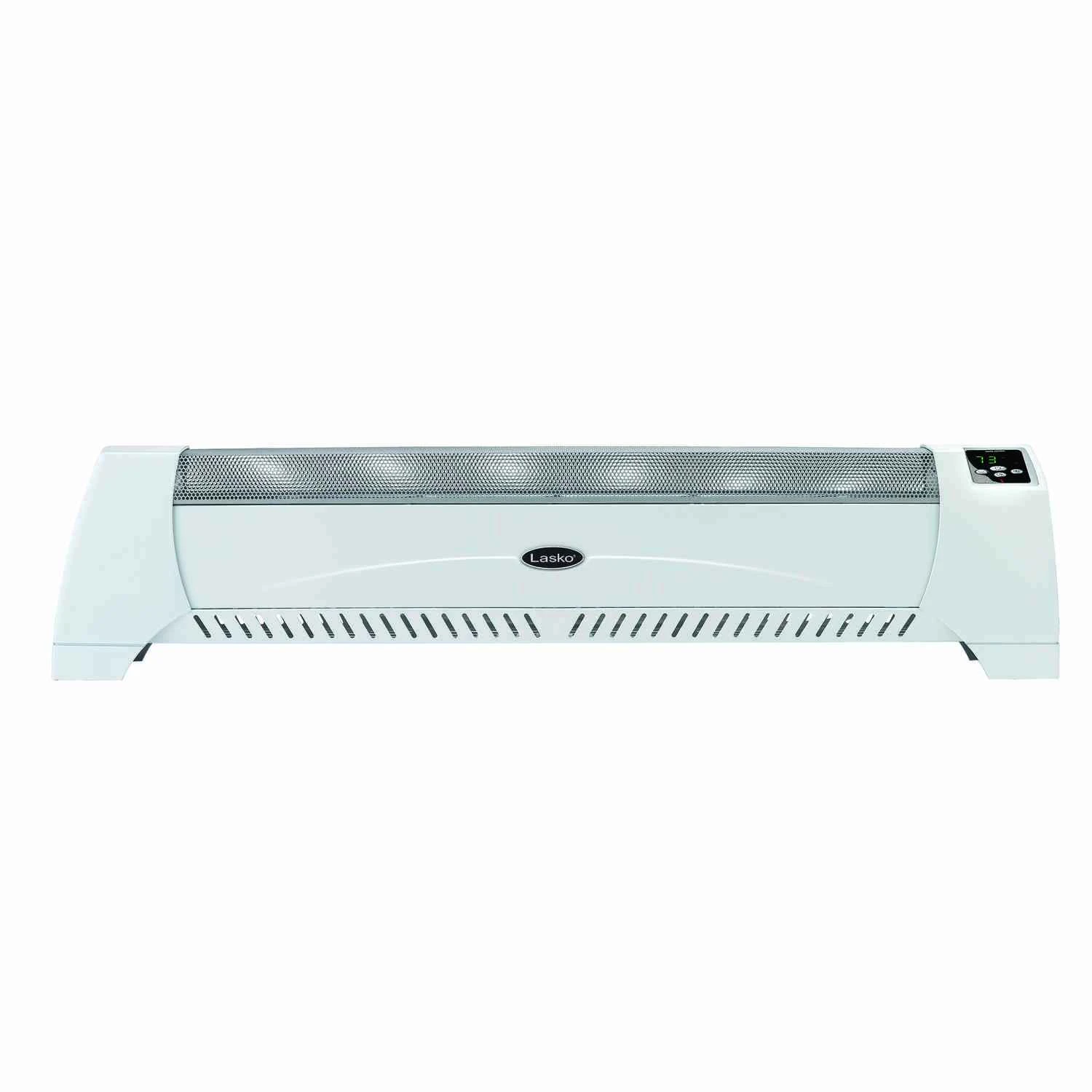 Low-Profile 1500-Watt Convection Heater with Adjustable Thermostat and Overheat Protection