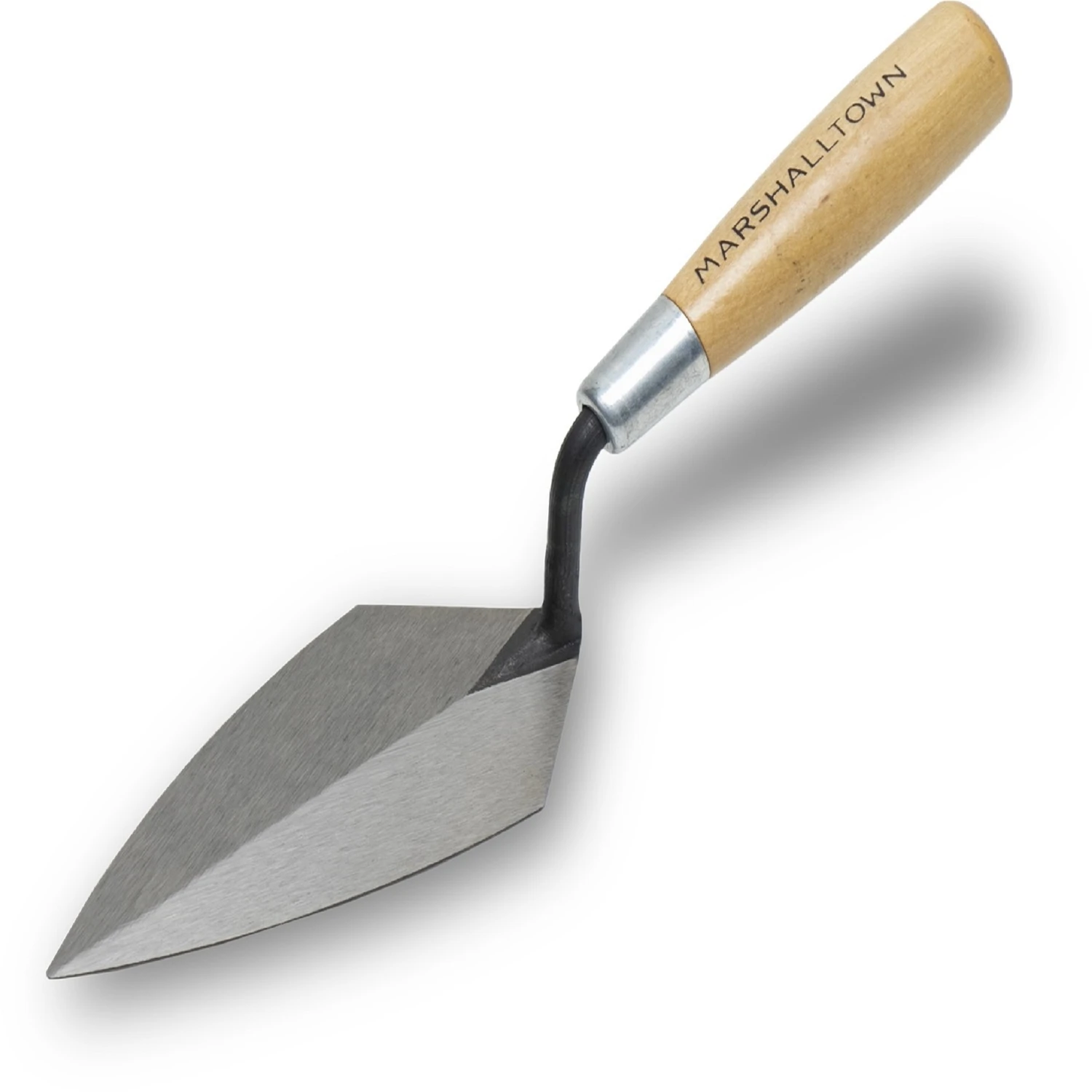 6 In. X 2-3/4 In. High Carbon Steel Pointing Trowel With Hardwood Handle