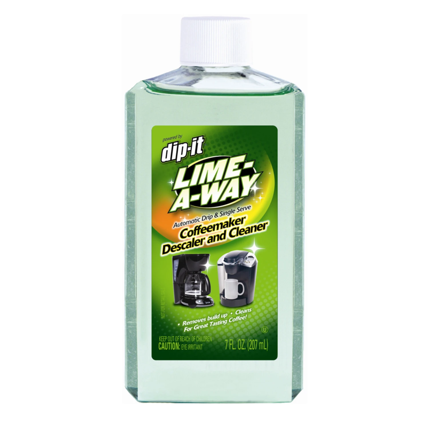 Dip-it Coffee Maker Cleaner, 7 Oz Liquid, Lemon Scent, Stain Remover