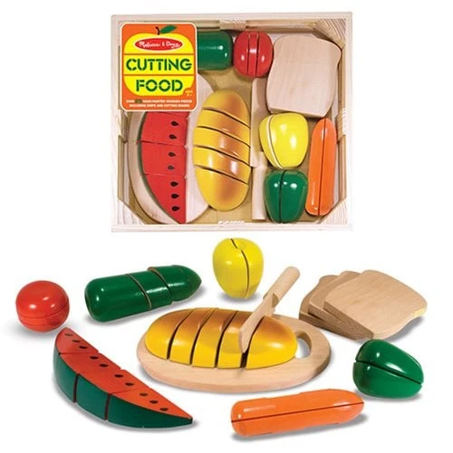 Cutting Food Set - Wooden Play Food For Kids