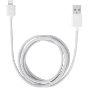 White Lightning USB Charging and Sync Cable, Four Feet Length