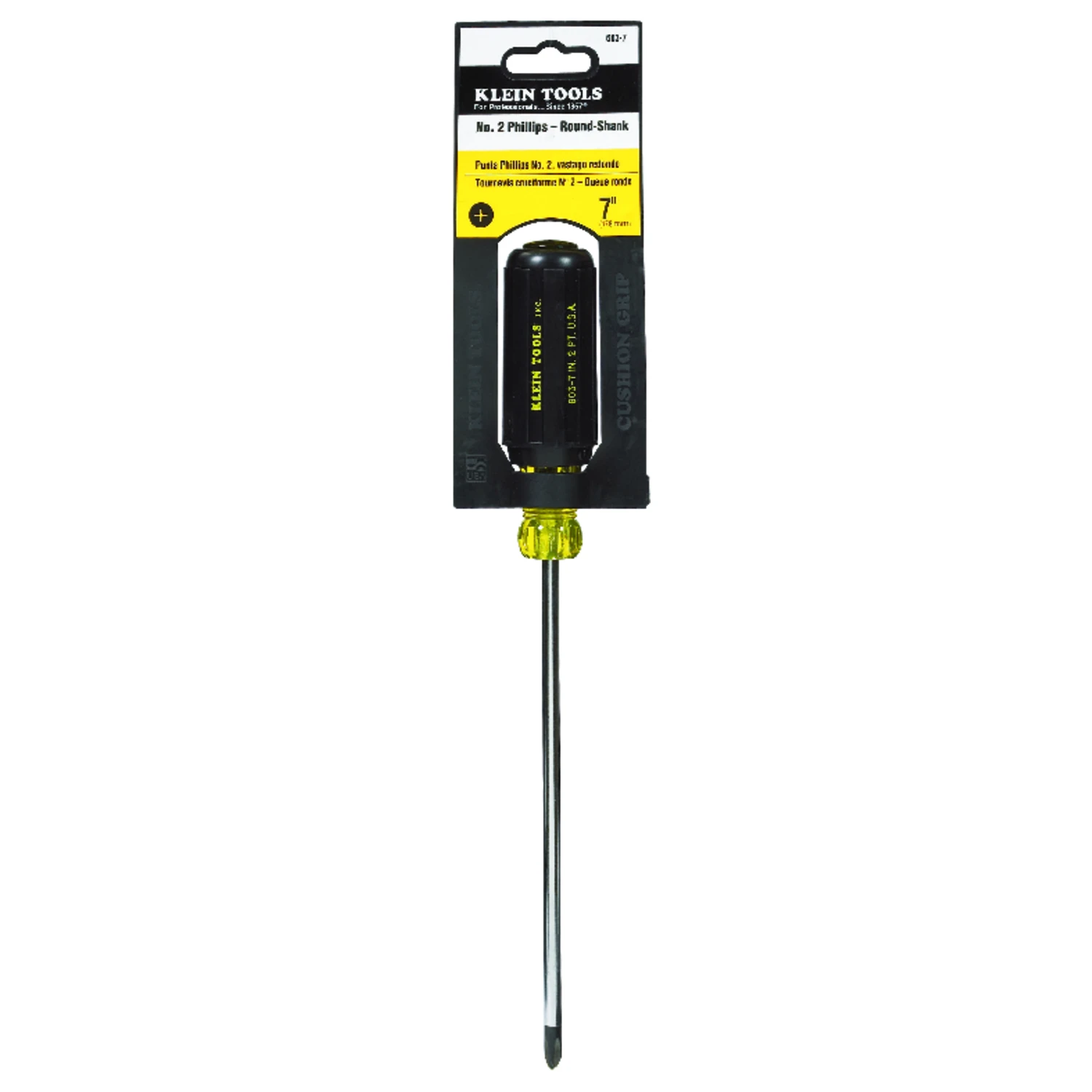 #2 Phillips Screwdriver 7 In. Cushion-grip Handle Model 603-7