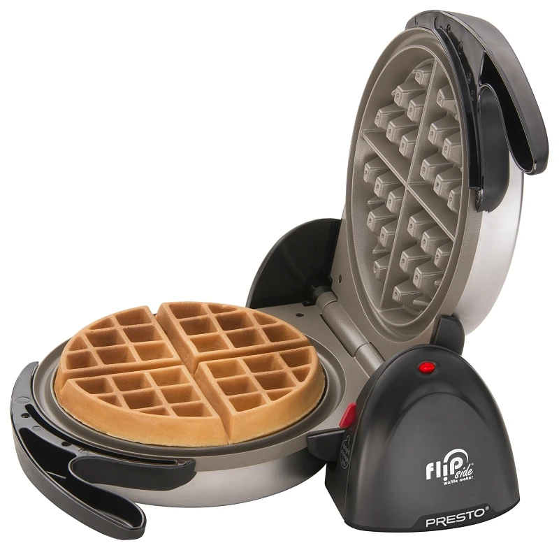 Flipside Belgian Waffle Maker Model 03510 - 1100 Watts, Ceramic Grids