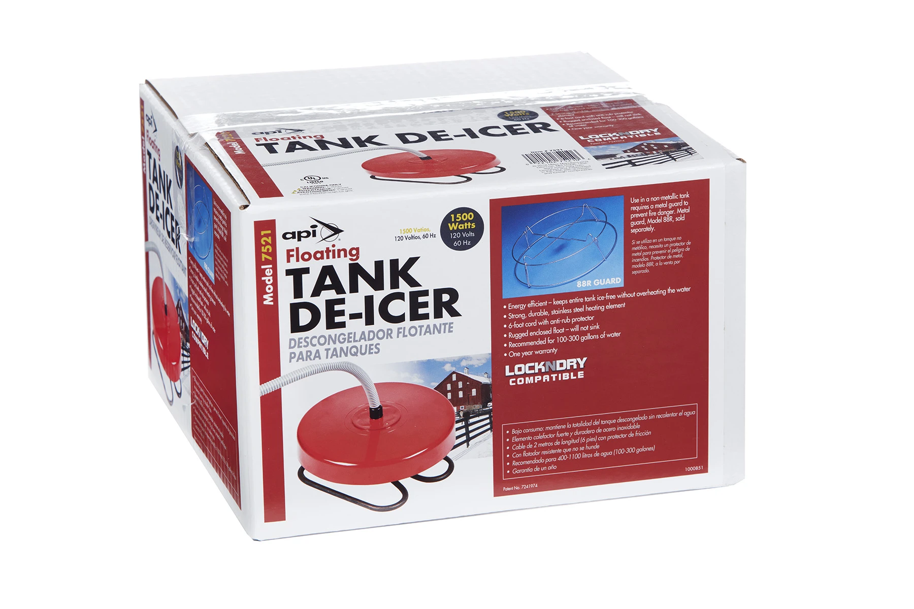 DEICER FLOATING 1500 WATT