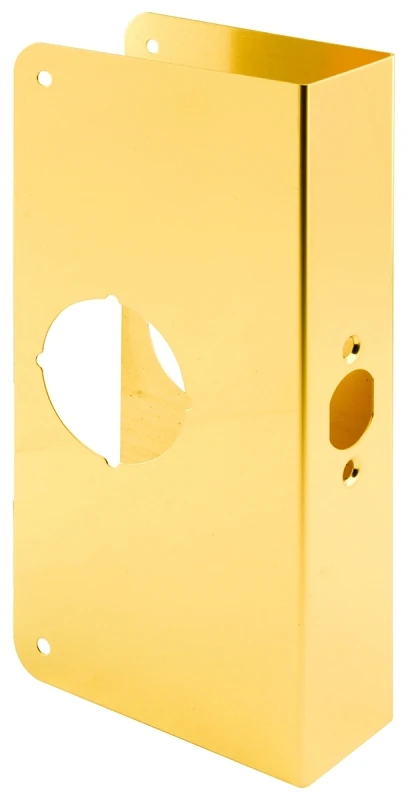 1-3/4 In. X 2-3/8 In. Brass Door Reinforcer, Model U 9548