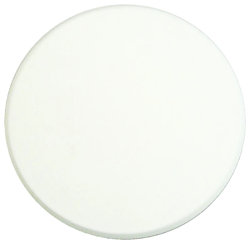 5 In. Self-adhesive White Vinyl Wall Door Stop Patch-n-guard