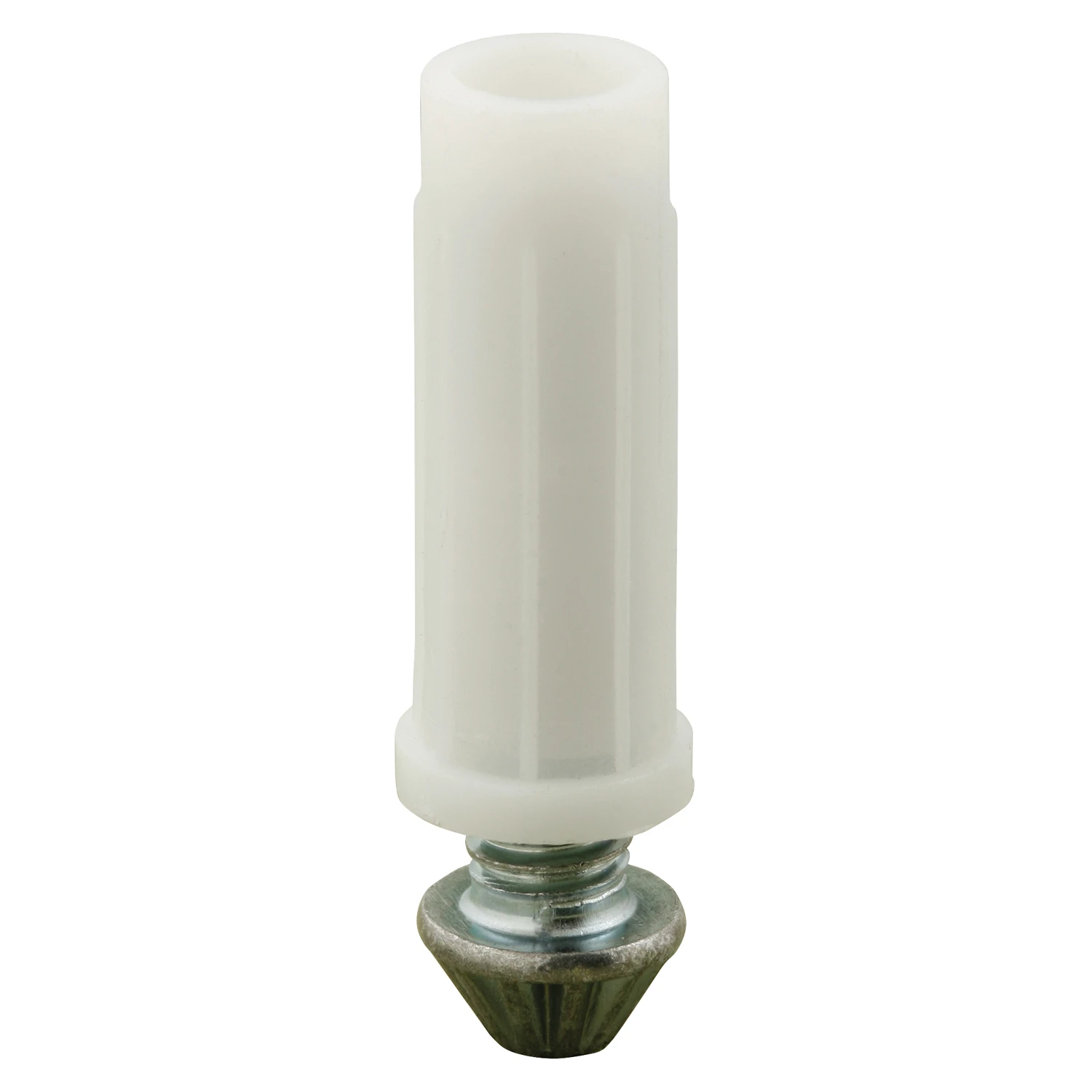 Bi-Fold Door Bottom Pivot with Adjustable Grooved Steel Tip, 7/16 In., 2-Pk.