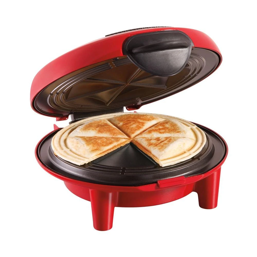 6 Wedge Quesadilla Maker Model 25409, Red, 900 Watts