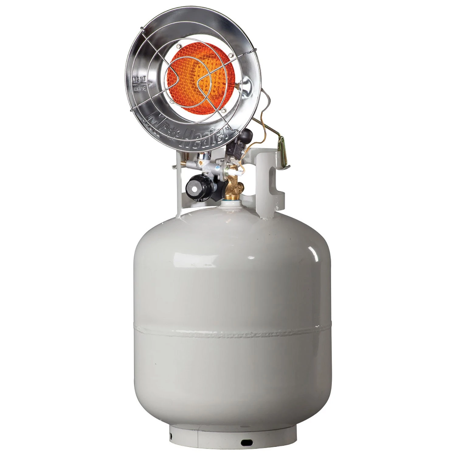 15,000 Btu Radiant Propane Single Tank Top Heater With Spark Ignition - Model Mh15ts