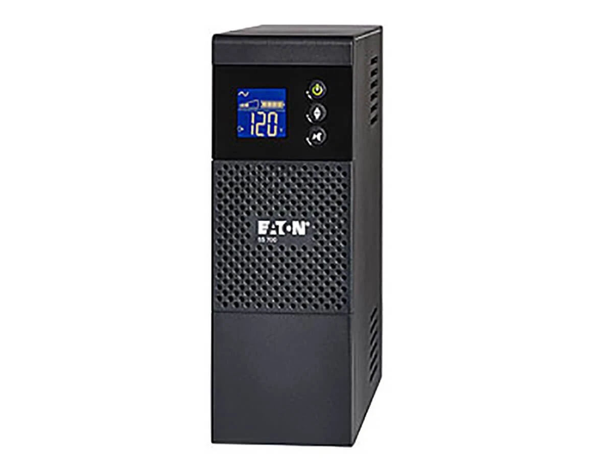 5s 700va Lcd Tower Ups - 420w Battery Backup With 8 Output Connectors