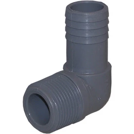 352810 1 Inch Polypropylene Mip Insert Combination Elbow