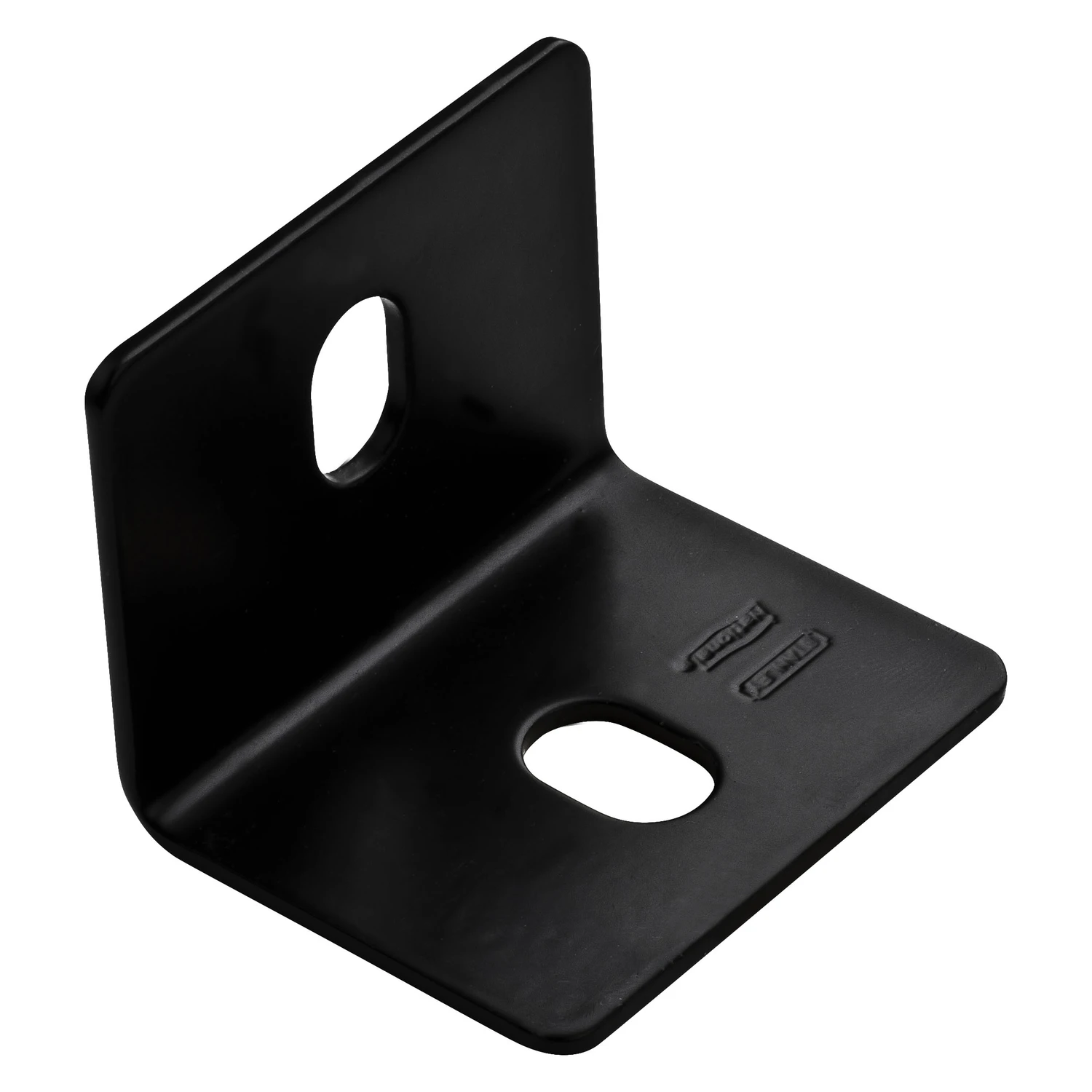 Black Steel Corner Brace, 3 Inch Length, Heavy Duty Support Bracket