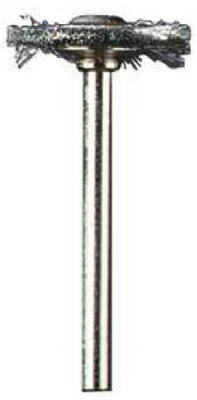 428 3/4 In. Wheel Shape Carbon Steel Wire Brush For Rotary Tools