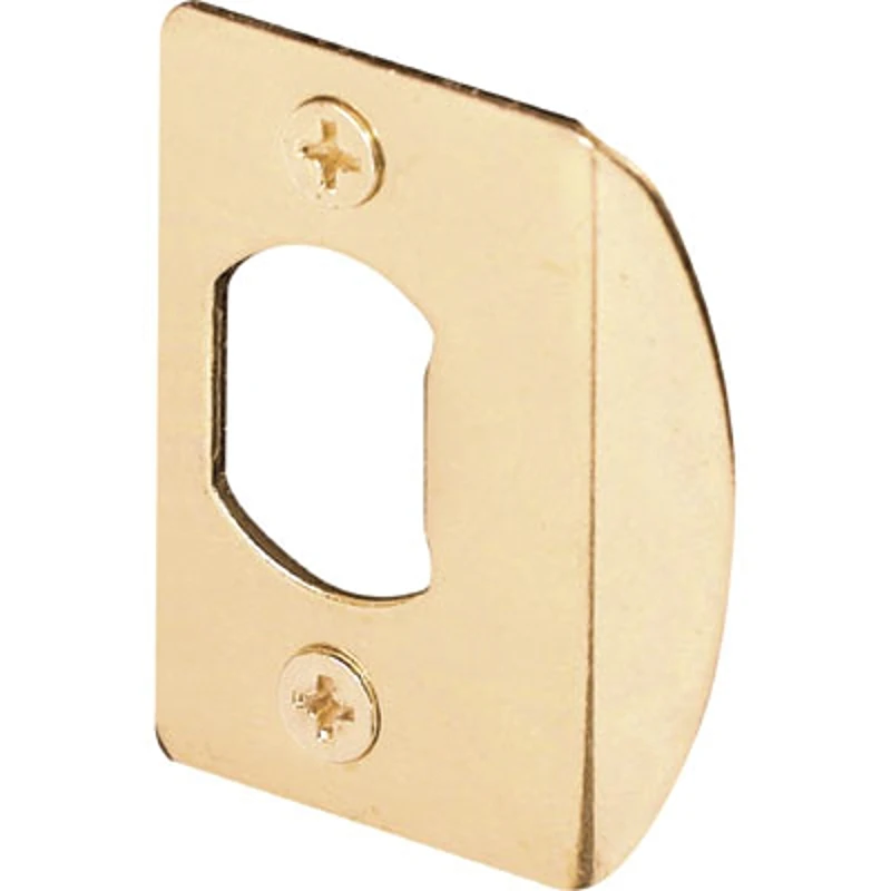 Brass 1-3/4 In. Lip Strike Plate, Model E 2232