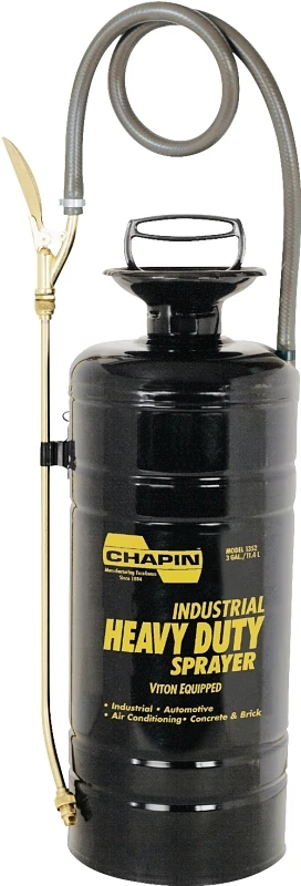 Heavy Duty Industrial Sprayer with Metal Tank, 3 Gallons Capacity