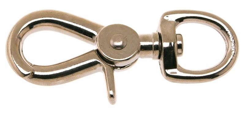 Swivel Round Eye Trigger Snap, 0.75 Inch, Durable Metal Construction