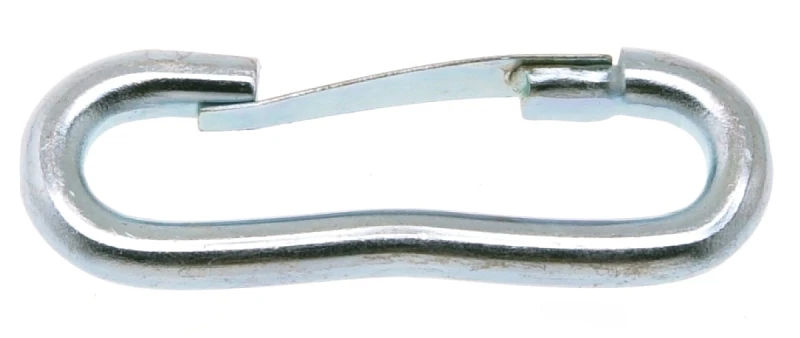 9/32 In. Zinc-plated Steel Breeching Snap, 2-1/2 In., 80 Lb Load Capacity
