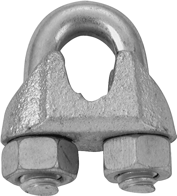 Campbell Electrogalvanized Malleable Iron Wire Rope Clip 3-1/16 in. L Campbell Electrogalvanized Malleable Iron Wire Rope Clip 3-1/16 in. L