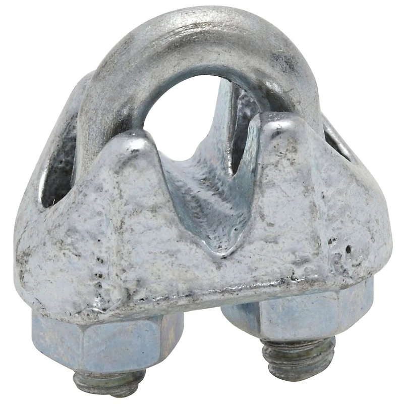Wire Cable Clamp, Zinc, 1/8 In.