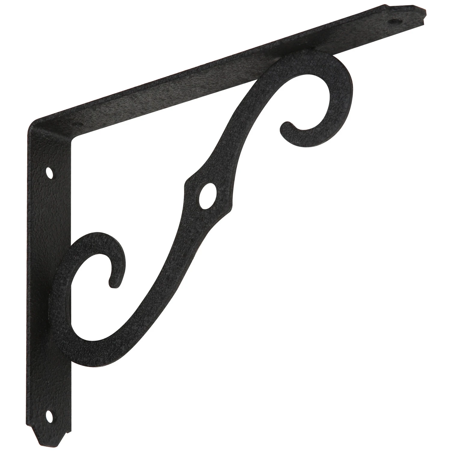 Antique Black Shelf Bracket, 8 Inches by 5 and 1 Half Inches