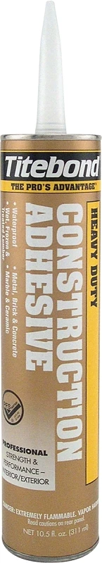 Heavy-Duty Construction Adhesive, 10-oz.