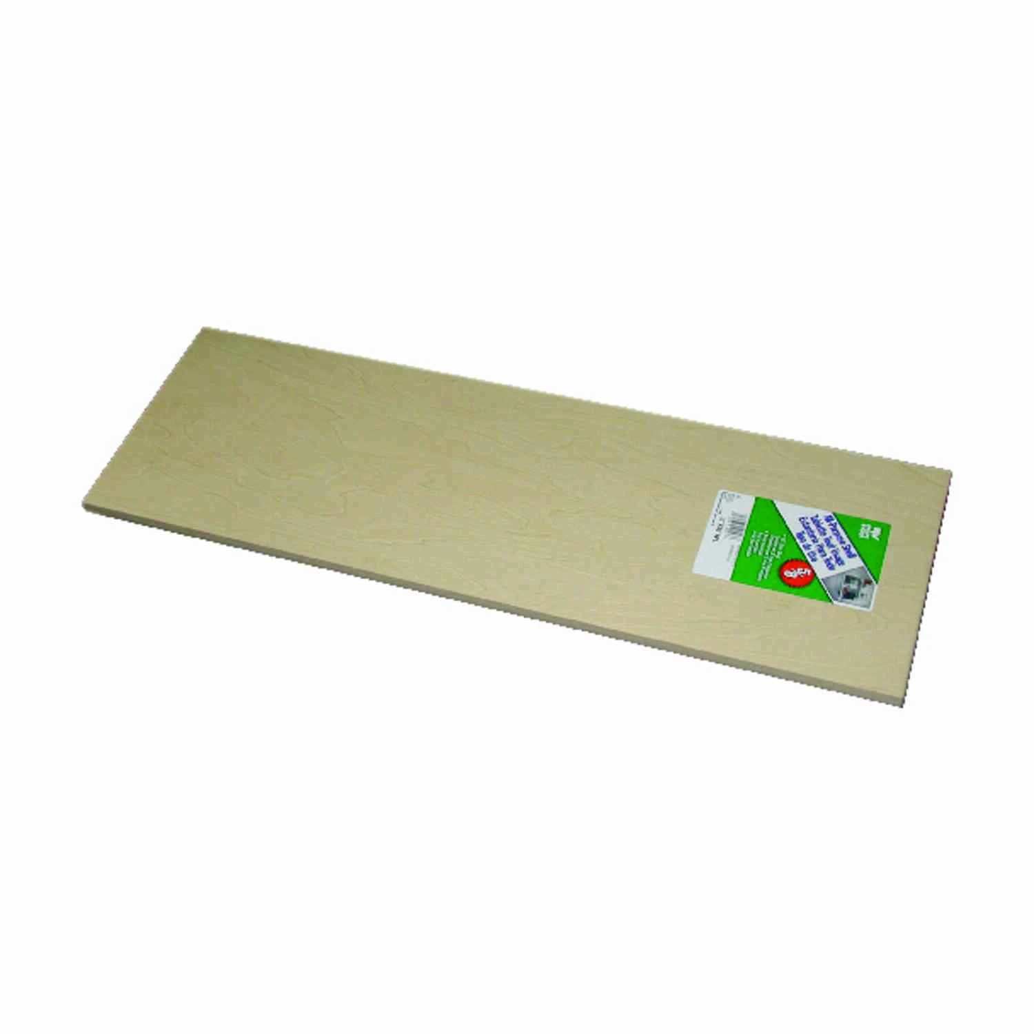 12 X 48 In. Simulated Maple Melamine Shelf, 5/8 In. Thick, 200 Lbs Capacity