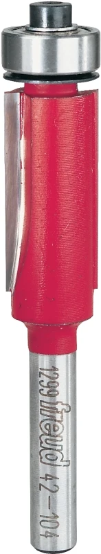 1/2-Inch Shank 2-Flute Carbide Flush Trim Router Bit for Precision Woodworking
