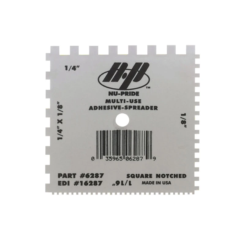 Marshalltown QLT 4 in. W X 4 in. L Plastic Square Notched Spreader Marshalltown QLT 4 in. W X 4 in. L Plastic Square Notched Spreader