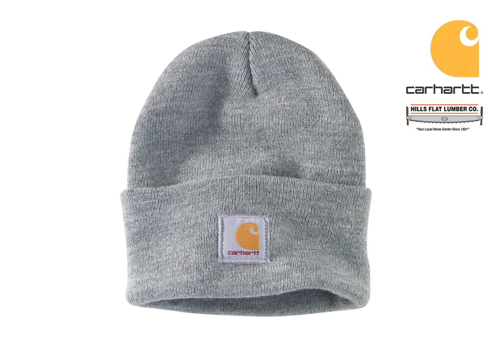 Men's Acrylic Watch Hat, Heather Gray, One Size Fits All, Model A18-hgy-ofa