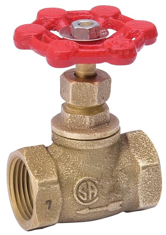 3/4 In. Fip Low Lead Cast Brass Stop Valve, Model 105-004nl