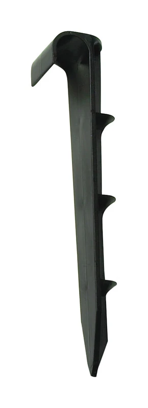 Universal Tubing Hold-Down Stake, Cleated Plastic, 6 in.
