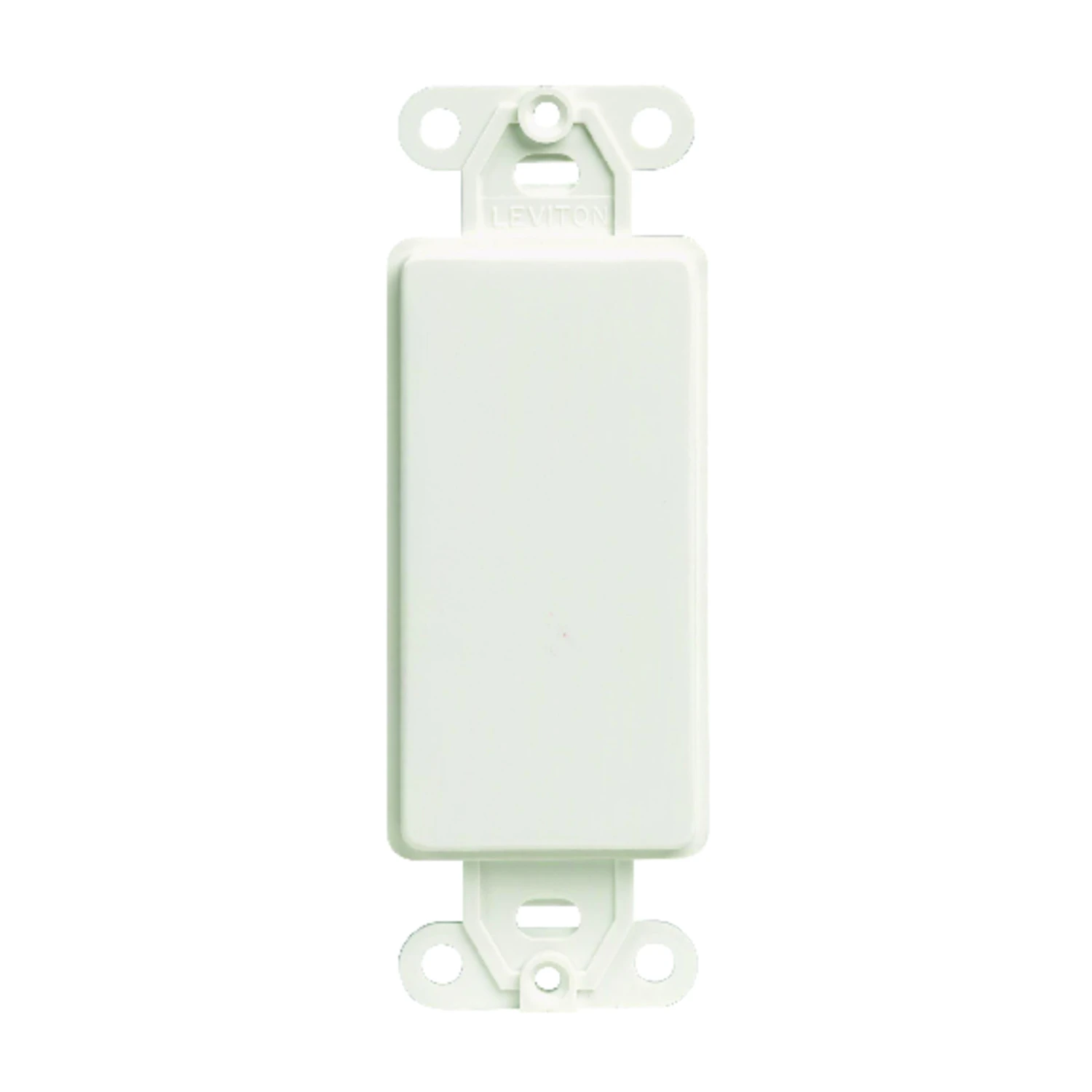 Leviton Decora White 1 gang Plastic Blank Wall Plate 1 pk