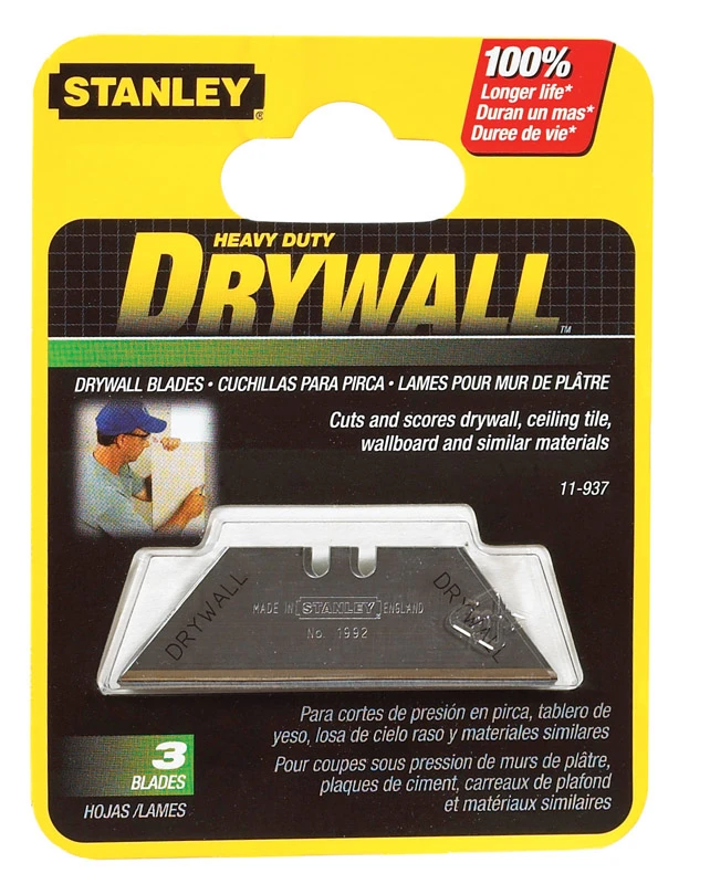 Stanley Drywall 2-Point 2-7/16 In. Utility Knife Blade (3-Pack)