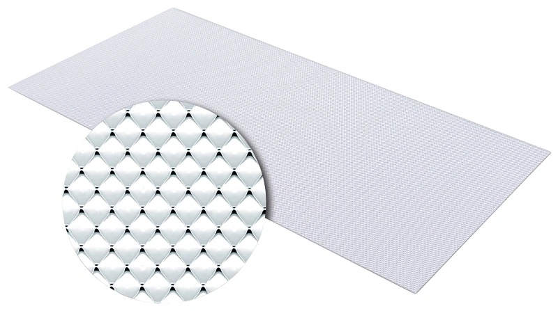Plaskolite 2 Ft. x 4 Ft. Pattern-12 Prismatic Clear Acrylic Light Panel