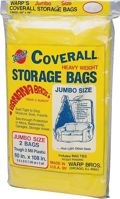 Storage Bags, 60 x 108 In., 2-Pk.