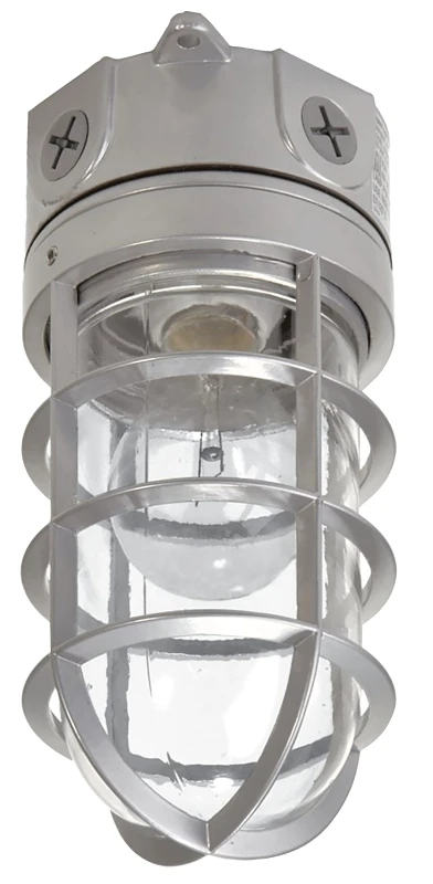Vt100g Led Vapor Tight Canopy Light Fixture, 100w, 1600 Lumens, Gray