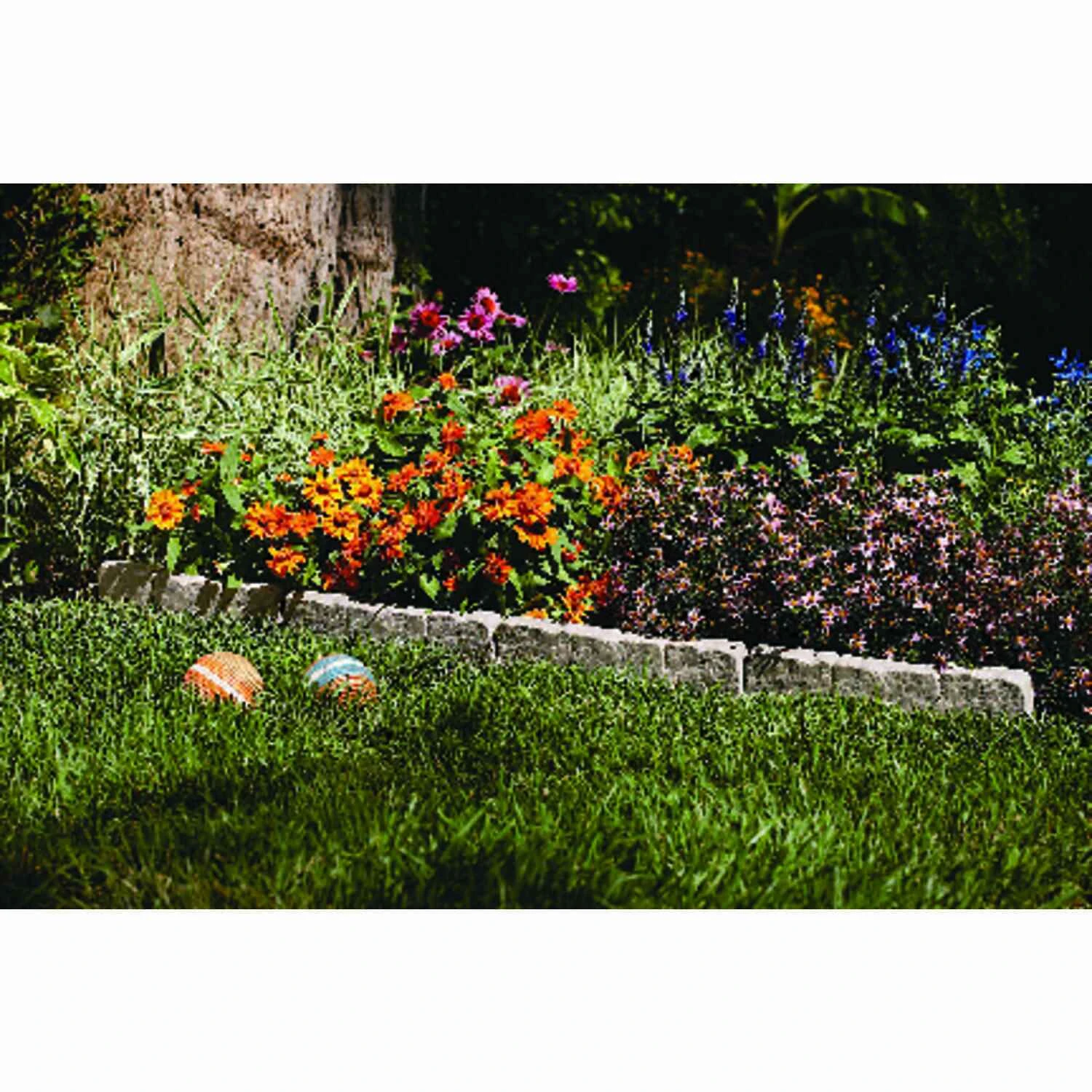 Suncast 10 ft. L X 5.75 in. H Resin Taupe Marble Lawn Edging