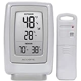 3.5" W X 5.5" H Wireless Indoor & Outdoor Thermometer And Humidity Gauge