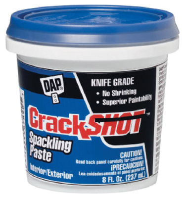 Crackshot 8-ounce White Spackling Compound For Interior And Exterior Use
