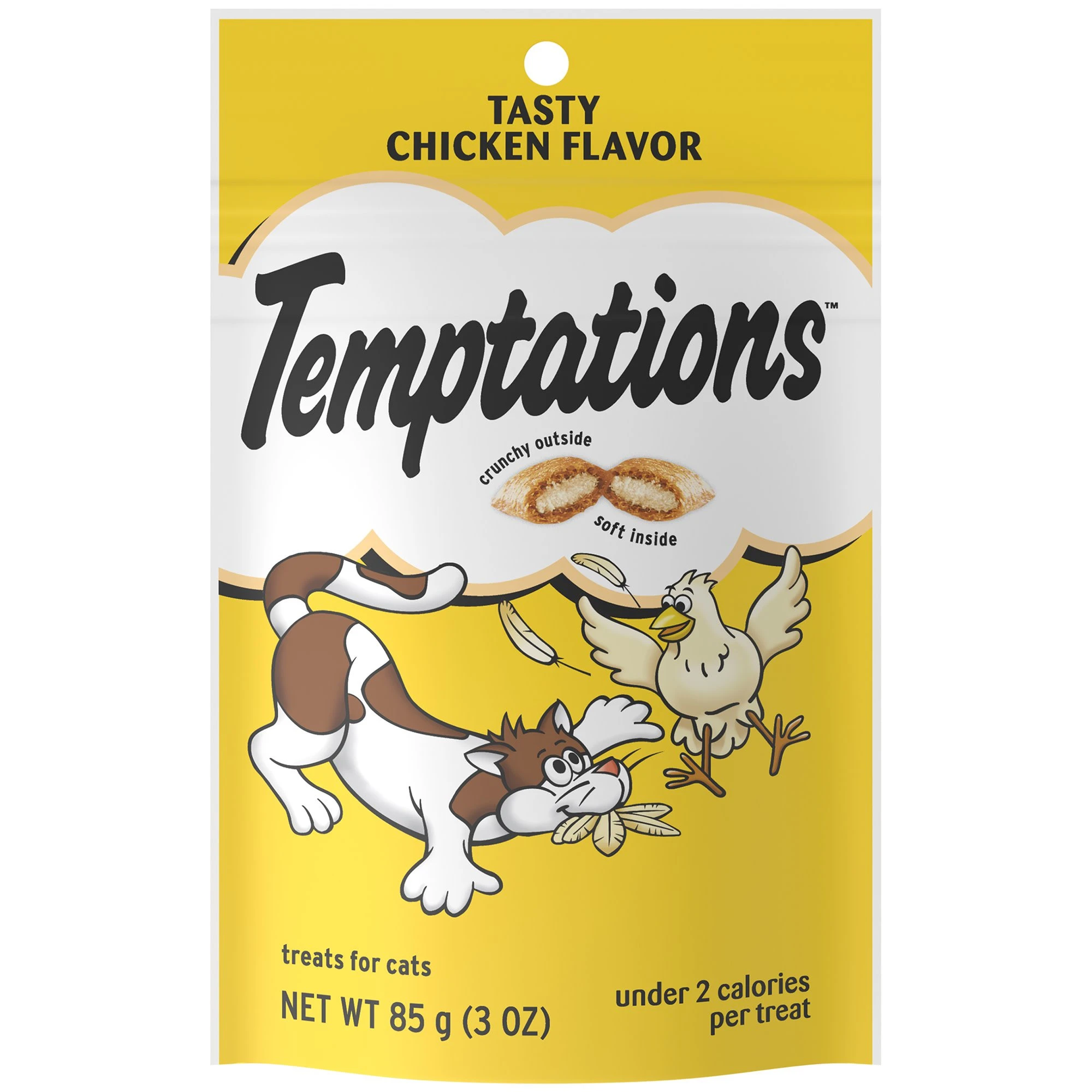 Tasty Chicken Cat Treats, 3 Ounce - Crunchy & Soft
