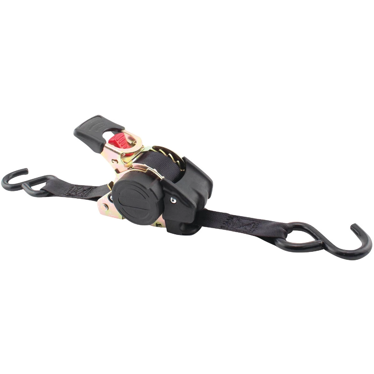 1" X 10' Retractable Ratchet Strap By Erickson Mfg. Ltd